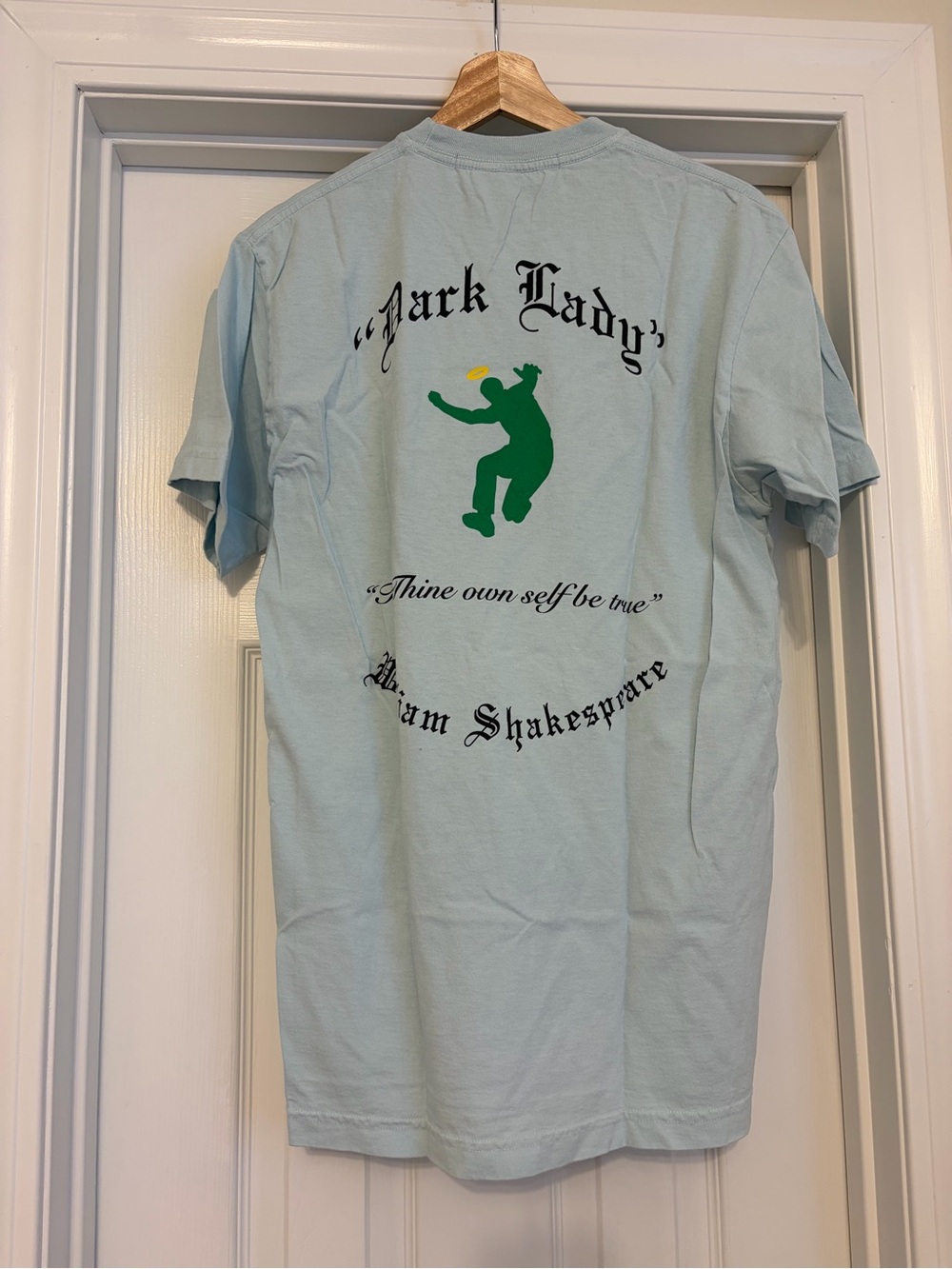 UNION X NOAH 'Dark Lady' Graphic Tee - Men's Shirt, Light Blue, Size Medium - Picture 4 of 6